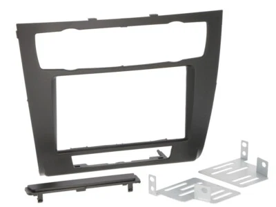 BMW 1er E81 E82 E87 E88 Diaphragme Autoradio Assemblage Cadre de Montage 2-DIN - Photo 1/4