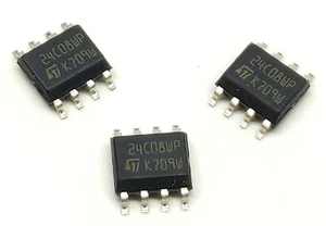 3 Stück / 3 pieces M24C08 WMN6 = 24C08 8Kbit I²C BUS EEPROM -40°C to +85°C - Picture 1 of 11
