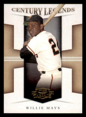 2008 Donruss Threads Century Legends #2 Willie Mays (ref 234250) - Image 1 of 2