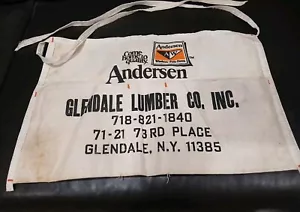 DELANTAL VINTAGE DIFERENTES VENTANAS GLENDALE LUMBER CO. NY - Imagen 1 de 10