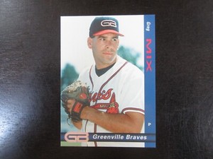 1998 Grandstand Greenville Braves Greg Mix Card (B60) Atlanta Braves