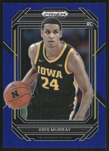 2023-24 Panini Prizm Draft Picks Prizms Blue #49 Kris Murray /199 