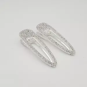 Rhinestone Hair Clip Accessory Trendy Fashion Wedding Prom Festival Barrette - Picture 1 of 2
