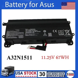 A32N1511 Battery 67Wh For Asus ROG G752 GFX72 G752V G752VT G752VY G752VM Series - Picture 1 of 12