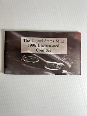 1996 US Mint Uncirculated Set - Brand New - West Point Dime - P & D Mints - Nice - Image 1 of 4