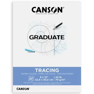 Tampon de traçage Canson Graduate Series 9"X12"-20 feuilles 5A0027QY-1GB30 - Photo 1/1