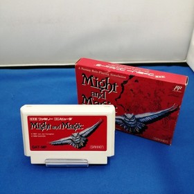 Gakken Famicom Soft Might and Magic Used