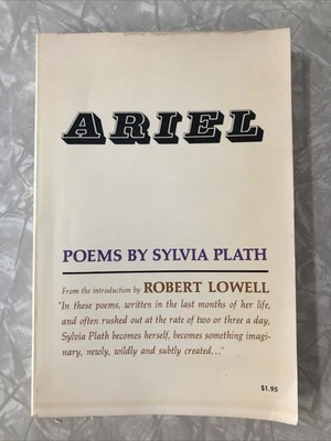 ARIEL poems by Sylvia Plath - 1965 Harper & Row Paperback FREE SHIPPING - Image 1 of 4