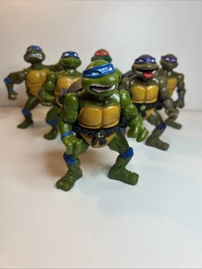 Vintage Teenage Mutant Ninja Turtle Action Figuren 6 Stück gebrauchter Zustand - Bild 1 von 13