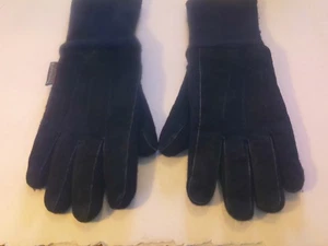 Guanto donna Thinsulate Isolation vera pelle scamosciata taglia large nero - Foto 1 di 3