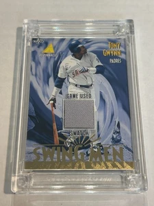 2022 JERSEY FUSION TONY GWYNN GAME USED PATCH PINNACLE SWING MEN PADRES - Picture 1 of 2