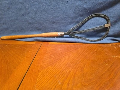 Antique Early 1900s Primitive Country Farm Rug Beater Marked HERKULES German - Image 1 of 4