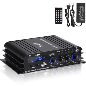 HiFi 4.1-Kanal-Bluetooth-Digital-Leistungsverstärker Heim/Auto Audio Amplifier - Bild 1 von 12