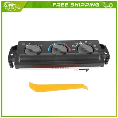 A/C Climate Control Switch Fits 1998-2004 Chevrolet Blazer 1998-2001 GMC Jimmy - Imagem 1 de 4