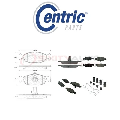 Centric Posi Quiet Ceramic Brake Pads w Shims for 1997-2006 Jaguar XK8 4.0L ii — 第 1/4 张图片