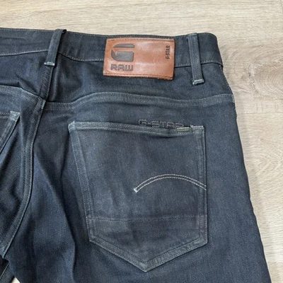 Pantalones de mezclilla G-star Raw para hombre talla 31x32 azul oscuro índigo 3301 ajustados rectos Foto 1 de 4