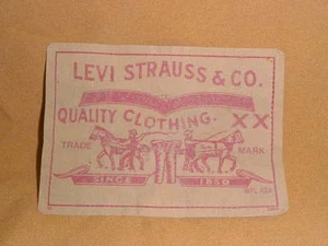 Vintage HUGE Levi Strauss & Co Jeans Pocket Patch WPL 423 Jacket Denim - Picture 1 of 1