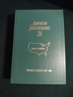 American Jurisprudence 2d vol 63 (hardcover 1984) State & Federal  - Image 1 of 4