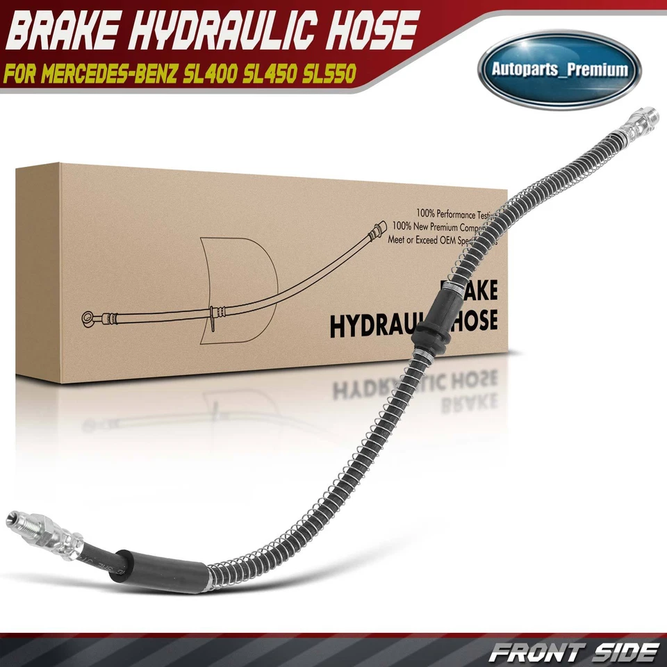 1x Manguera hidráulica de freno delantero izquierdo o derecho para Mercedes-Benz SL400 SL450 SL550 Foto 1 de 4