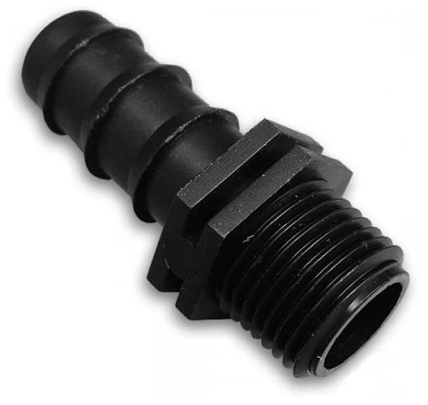 3x Verbinder 16 bis 25mm Steckverbinder Aussengewinde Tropfschlauch 3 Gewinde - Bild 1 von 1