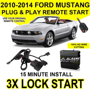 Js Alarms Plug & Play 3X Lock Remote Car Starter For 2010-2014 Ford Mustang FO1A - Picture 1 of 2