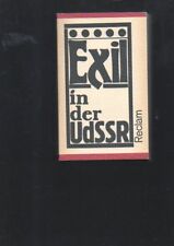 b98545	Barck Exil in der UDSSR , Reclam Tb. Kunst und Literatur im antifaschisti