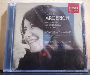 MARTHA ARGERICH -MOZART - BEETHOVEN- CD  SIGILLATO 2000 LIVE concert 1978 & 1992 - Picture 1 of 4