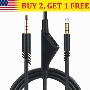 Gaming Headset Audio Cable Aux Chat 3.5MM Jack Cord For Astro A10 A40 G233 G433