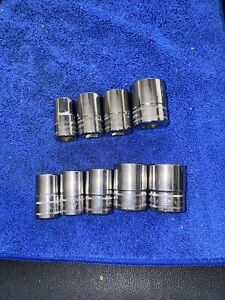 Snap On Sockets 23,22,18,16,15, 12 Point. 24,19,18,14, 6 Point 1/2 Drive