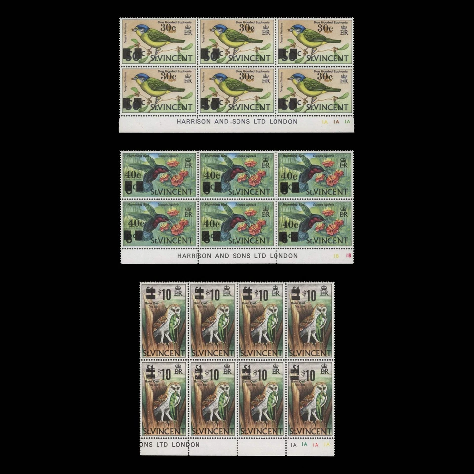 Blocos provisórios de aves São Vicente 1973 (MNH) - Imagem 1 de 1
