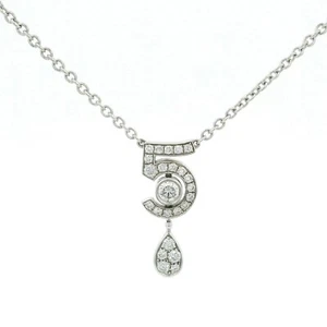 Chanel Eternal N°5 Halskette 18K Weißgold mit Diamanten - Bild 1 von 8