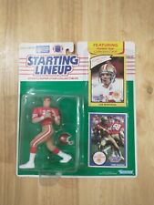 1990 Kenner Starting Lineup Joe Montana San Francisco 49ers Rookie Year Card