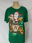 Looney Tunes Bugs Bunny And Friends Christmas T- Shirt Womens Sze Large