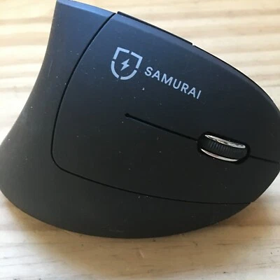 Samurai 2.4g Wireless Optical Mouse - Vertical Ergonomic - Black  ***Read - Image 1 of 4