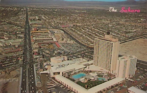 LAS VEGAS NV SAHARA HOTEL CASINO VINTAGE POSTCARD 041625 U - Picture 1 of 2