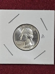 Sin circular BU +++ 1964 D - Cuarto de plata Washington  - Imagen 1 de 2