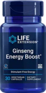 Life Extension Ginseng Energy Boost 30 Veg Caps - Picture 1 of 2