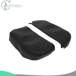 Nuevo par de cubiertas de reposabrazos de consola central de cuero para 07-13 Acura MDX LH RH negro - Imagen 1 de 11