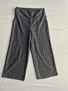 Wide Leg Winter Pants Black/Grey Size 14 XL - Picture 1 of 7