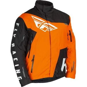 Fly Racing SNX Pro Insulated Snowmobile Jacket - Black / Orange - 470-5404 - Picture 1 of 11