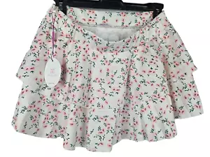 NEW Girls Floral Skirt Size Small Kids Youth Floral Pattern AVIDLOVE - Picture 1 of 2