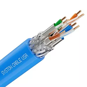 Syston Cat 8 Ethernet Bulk Cable 2000MHz 2GHz 40GB S/FTP 22 AWG 4 Pair-CMR/CL2R - Picture 1 of 10