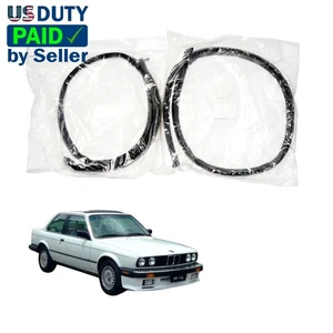 Fit BMW M3 E30 Coupe 318i 318is 325 325e 325es 325i Front Door Gasket Seal LH RH - Picture 1 of 6