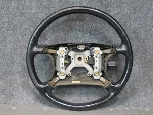 97-98 LEXUS JZZ31L SC400 SC300 CUERO DIRECCIÓN CON INTERRUPTOR DE CRUCERO NEGRO OEM - Imagen 1 de 24