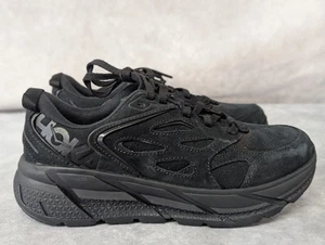 Tenis HOKA Clifton L Gamuza Negros Mujer 7.5 / Hombre 6.5 - Sin Caja - Nuevas - Imagen 1 de 5