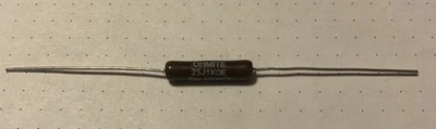 1 K Ohm, 5% Tol., 5 vatios, resistencia marca Ohmite, herida de cable, 2 cada uno Foto 1 de 2