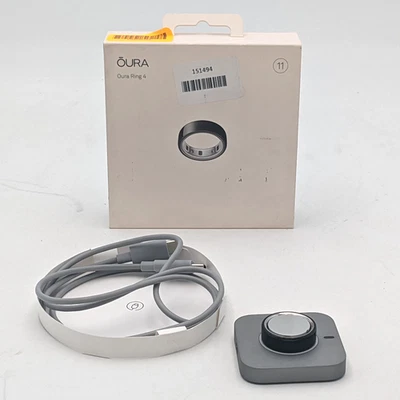 Oura Ring 4 Smart Ring Activity Tracker Size 11 In Black - (JZ90-54144-11) - Image 1 of 4