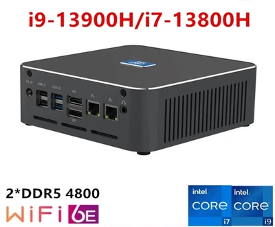 13th Gen Mini PC Gamer Intel i9 13900H i7 12900H 2*2.5G 8K Gaming PC Computer - Image 1 of 4
