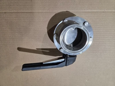 3” (inch) 316 Stainless Steel Manual Sanitary Butterfly Valve NEW - Image 1 of 4