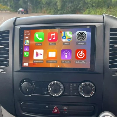 Autoradio Carplay Per Mercedes-Benz A/B Klasse/Vito W169 W639 W245 Android 15.0 - Immagine 1 di 4